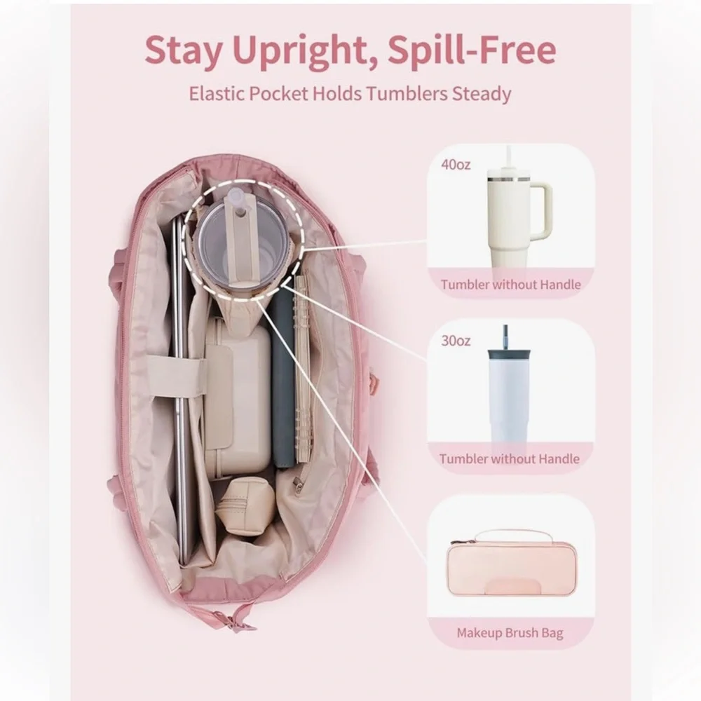 Wandering Nature Travel puffer soft computer Tote Bag - Picture 7 of 8